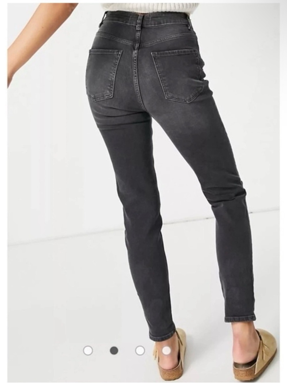 Free People Zuri High Rise Mom Jeans Size 26 - Picture 3 of 12